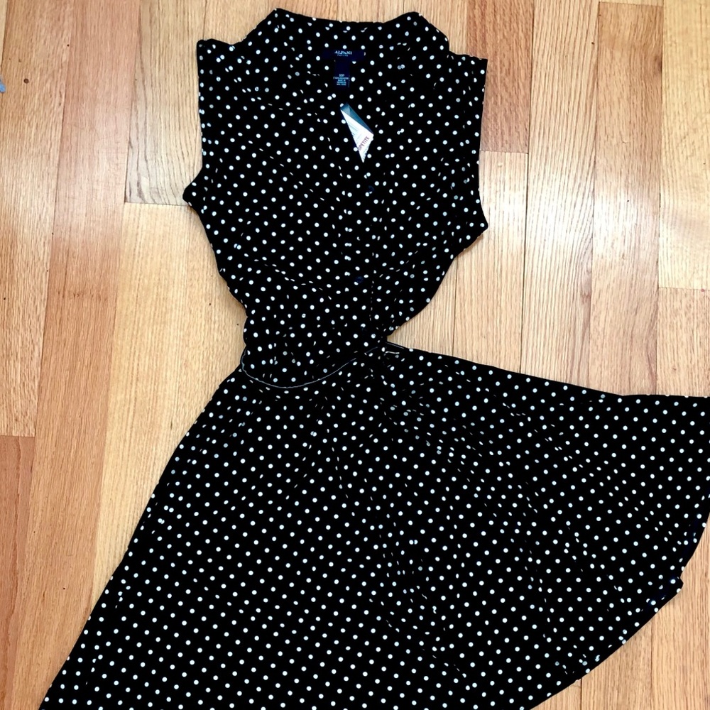 Alfani polka dot dress